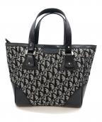 Christian Diorクリスチャン ディオール）の古着「トロッターキャンバストートバッグ」｜ブラック