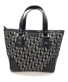 Christian Dior（クリスチャン ディオール）の古着「トロッターキャンバストートバッグ」｜ブラック