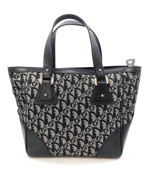 Christian Dior（クリスチャン ディオール）Christian Dior (クリスチャン ディオール) トロッターキャンバストートバッグ ブラックの古着・服飾アイテム