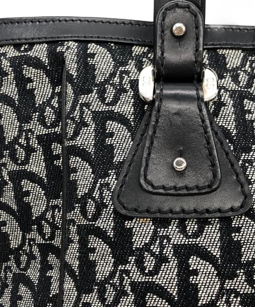 Christian Dior（クリスチャン ディオール）Christian Dior (クリスチャン ディオール) トロッターキャンバストートバッグ ブラックの古着・服飾アイテム