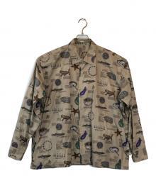 SSZ（エスエスズィー）の古着「Toge Snap Button Shirt」｜ブラウン