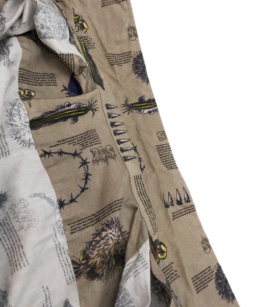 SSZ（エスエスズィー）SSZ (エスエスズィー) Toge Snap Button Shirt ブラウン サイズ:SIZE Sの古着・服飾アイテム