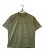 LACOSTEラコステ）の古着「モスラ幼虫Tシャツ」｜カーキ