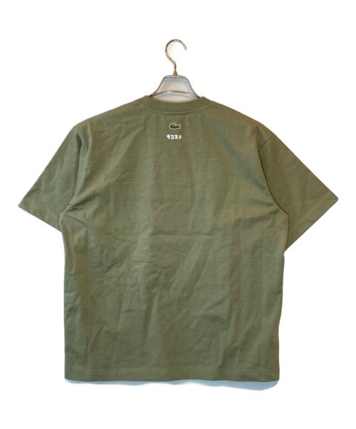 LACOSTE（ラコステ）LACOSTE (ラコステ) モスラ幼虫Tシャツ カーキ サイズ:US M 未使用品の古着・服飾アイテム