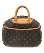 LOUIS VUITTONルイ ヴィトン）の古着「トゥルーヴィル モノグラムハンドバッグ」｜ブラウン