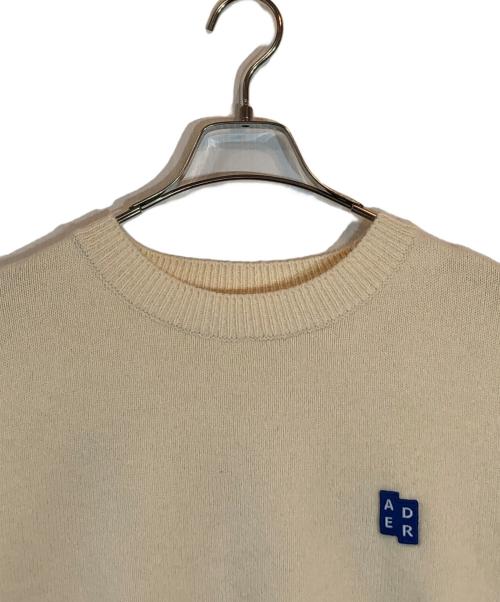 ADER error（アーダーエラー）ADER error (アーダーエラー) アーダーエラー ADER error クルーネックニット ベージュ サイズ:Lの古着・服飾アイテム