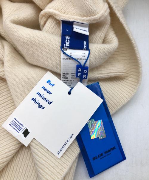 ADER error（アーダーエラー）ADER error (アーダーエラー) アーダーエラー ADER error クルーネックニット ベージュ サイズ:Lの古着・服飾アイテム