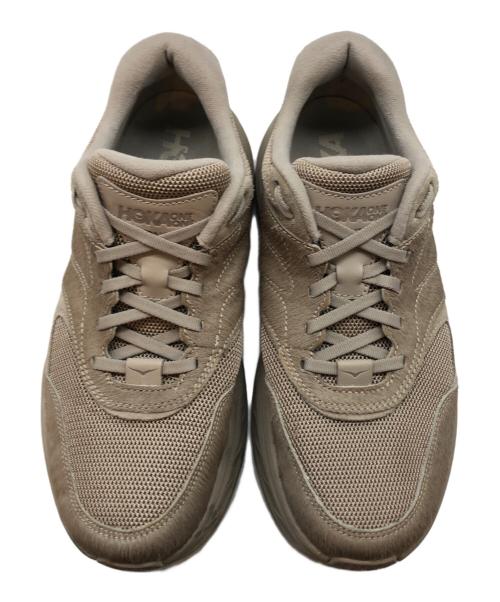 HOKAONEONE（ホカオネオネ）HOKAONEONE (ホカオネオネ) Engineered Garments (エンジニアドガーメンツ) U HOKA X EG BONDI L ベージュ サイズ:SIZE US 9の古着・服飾アイテム