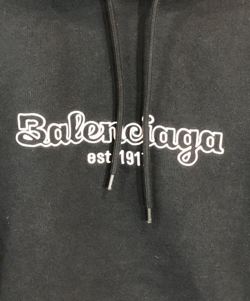 BALENCIAGA（バレンシアガ）BALENCIAGA (バレンシアガ) 刺繍パーカー ネイビー サイズ:XSの古着・服飾アイテム