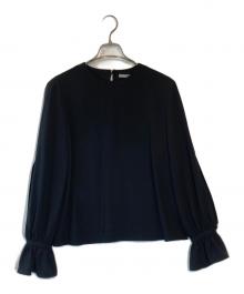 theory luxe（セオリーリュクス）の古着「ボリュームブラウス」｜ブラック