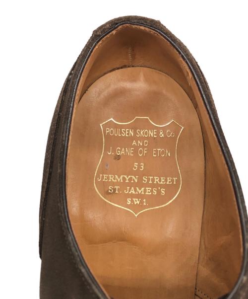 POULSEN SKONE & Co（ポールセン スコーン）POULSEN SKONE & Co (ポールセン スコーン) スエードレザーシューズ ブラウン サイズ:SIZE 8の古着・服飾アイテム