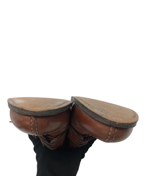 Alden（オールデン）ALDEN (オールデン) NORWEGIAN FRONT BLUCHER HANDSEWN VAMP ブラウン サイズ:SIZE 8 1/2の古着・服飾アイテム