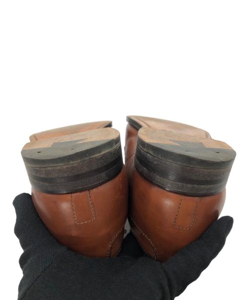 Alden（オールデン）ALDEN (オールデン) NORWEGIAN FRONT BLUCHER HANDSEWN VAMP ブラウン サイズ:SIZE 8 1/2の古着・服飾アイテム