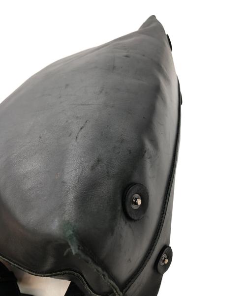 BOTTEGA VENETA（ボッテガベネタ）BOTTEGA VENETA (ボッテガベネタ) イントレチャートメッセンジャーバッグ ブラックの古着・服飾アイテム