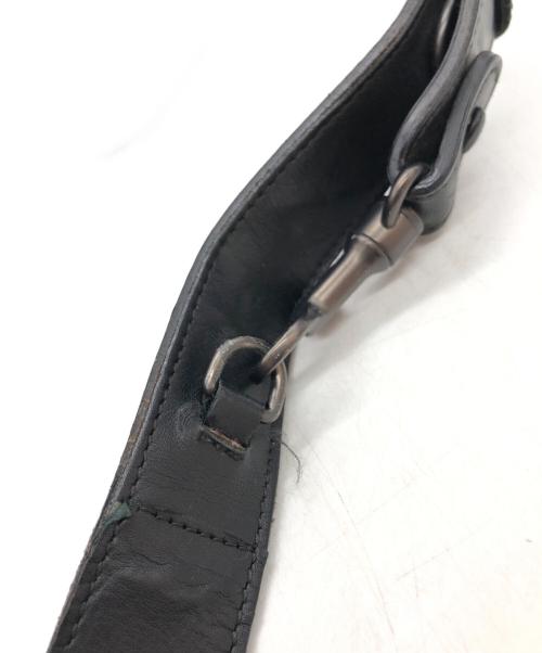 BOTTEGA VENETA（ボッテガベネタ）BOTTEGA VENETA (ボッテガベネタ) イントレチャートメッセンジャーバッグ ブラックの古着・服飾アイテム