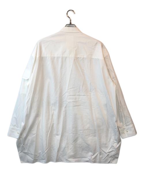 ONE GRAVITY（ワングラヴィティ）ONE GRAVITY (ワングラヴィティ) カーゴポケット オーバーレイヤーシャツ ホワイト サイズ:XLの古着・服飾アイテム