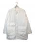 ONE GRAVITY（ワングラヴィティ）の古着「カーゴポケット オーバーレイヤーシャツ」｜ホワイト