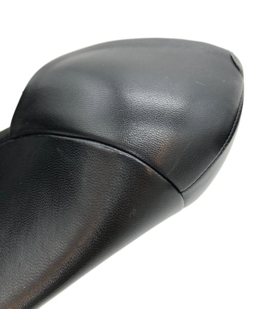 HYKE（ハイク）HYKE (ハイク) TOSHINOSUKE TAKEGAHARA (トシノスケ タケガハラ) MULES BEAUTIFUL SHOES ブラック サイズ:SIZE 24.5cmの古着・服飾アイテム