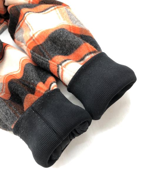 MOOSE KNUCKLES（ムース ナックルズ）MOOSE KNUCKLES (ムース ナックルズ) ELIOT RIVER JACKET  IN ORANGE GREY PLAID オレンジ サイズ:Mの古着・服飾アイテム