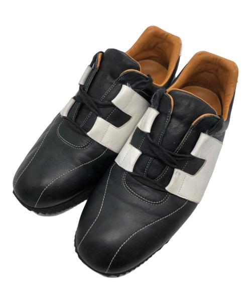 HERMES（エルメス）HERMES (エルメス) Hロゴ クイックスニーカー ブラック サイズ:SIZE 41 1/2の古着・服飾アイテム