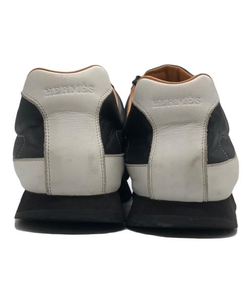 HERMES（エルメス）HERMES (エルメス) Hロゴ クイックスニーカー ブラック サイズ:SIZE 41 1/2の古着・服飾アイテム