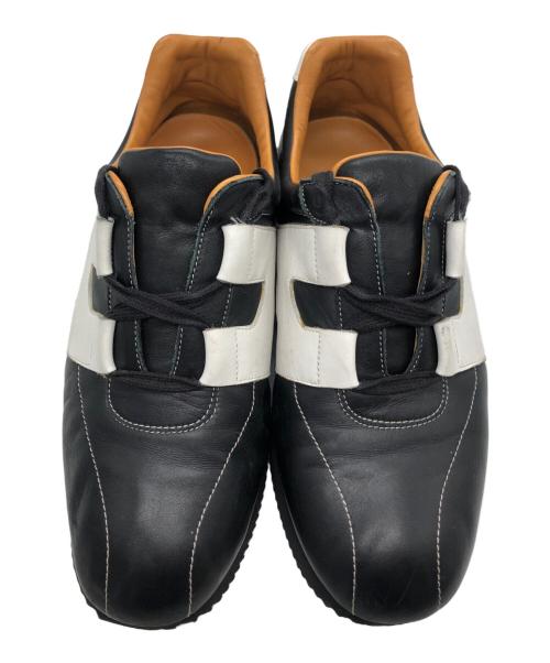 HERMES（エルメス）HERMES (エルメス) Hロゴ クイックスニーカー ブラック サイズ:SIZE 41 1/2の古着・服飾アイテム