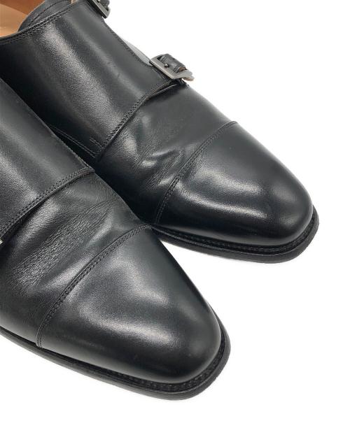 SCOTCH GRAIN（スコッチグレイン）SCOTCH GRAIN (スコッチグレイン) ダブルモンクストラップシューズ ブラック サイズ:25の古着・服飾アイテム
