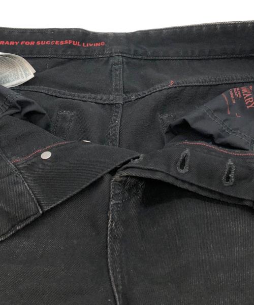 DIESEL（ディーゼル）DIESEL (ディーゼル) relaxed jeans 2001 d-macro 09i35 ブラック サイズ:W30の古着・服飾アイテム