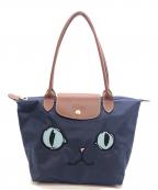 LONGCHAMPロンシャン）の古着「トートバッグ」｜ネイビー