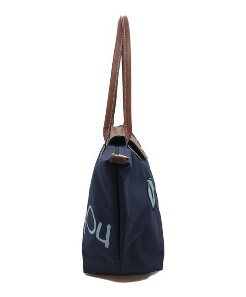 LONGCHAMP（ロンシャン）LONGCHAMP (ロンシャン) トートバッグ ネイビーの古着・服飾アイテム