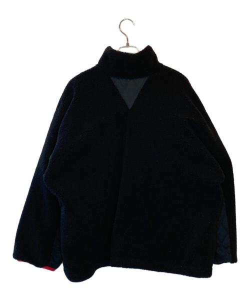 Vivienne Westwood RED LABEL（ヴィヴィアンウエストウッドレッドレーベル）Vivienne Westwood RED LABEL (ヴィヴィアンウエストウッドレッドレーベル) リサイクルポリエステルボアジップブルゾン ブラック サイズ:00の古着・服飾アイテム