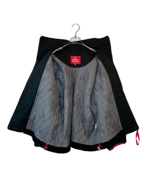 Vivienne Westwood RED LABEL（ヴィヴィアンウエストウッドレッドレーベル）Vivienne Westwood RED LABEL (ヴィヴィアンウエストウッドレッドレーベル) リサイクルポリエステルボアジップブルゾン ブラック サイズ:00の古着・服飾アイテム