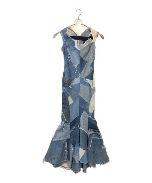 JUNYA WATANABE COMME des GARCONS（(ジュンヤワタナベ コムデギャルソン）JUNYA WATANABE COMME des GARCONS ((ジュンヤワタナベ コムデギャルソン) デニム切替ワンピース ブルー サイズ:SIZE XSの古着・服飾アイテム