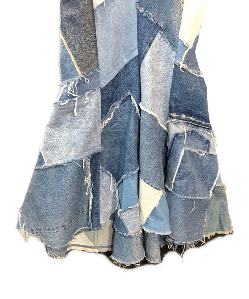 JUNYA WATANABE COMME des GARCONS（(ジュンヤワタナベ コムデギャルソン）JUNYA WATANABE COMME des GARCONS ((ジュンヤワタナベ コムデギャルソン) デニム切替ワンピース ブルー サイズ:SIZE XSの古着・服飾アイテム