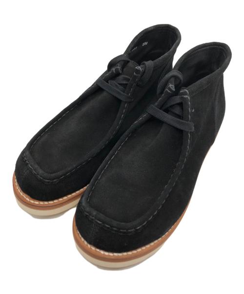 Graphpaper（グラフペーパー）Graphpaper (グラフペーパー) SUEDE MOCK BOOTS ブラック サイズ:SIZE US 10の古着・服飾アイテム
