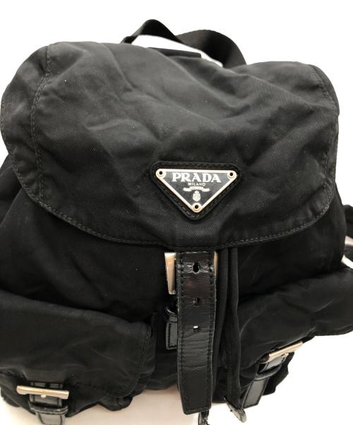 PRADA（プラダ）PRADA (プラダ) ナイロンミニリュック ブラックの古着・服飾アイテム