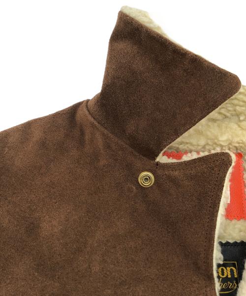 VANSON（バンソン）VANSON (バンソン) TonyTaizsun (トニーサイズサン) ランチジャケット ブラウン サイズ:Mの古着・服飾アイテム