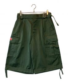KENZO（ケンゾー）の古着「ARMY CARGO SHORT」｜オリーブ