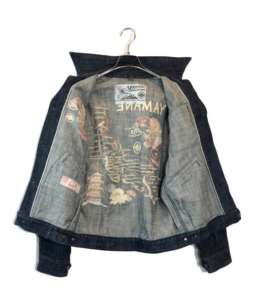 YAMANE evis（ヤマネ エヴィス）YAMANE evis (ヤマネ エヴィス) 刺繍うデニムジャケット インディゴ サイズ:SIZE 40の古着・服飾アイテム