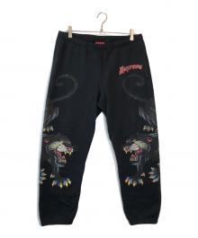 SUPREME（シュプリーム）の古着「パンサースウェットパンツ」｜ブラック