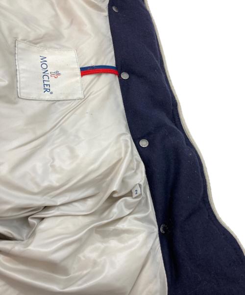 MONCLER（モンクレール）MONCLER (モンクレール) ダウンジャケット ネイビー サイズ:SIZE 2の古着・服飾アイテム