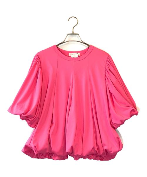 COMME des GARCONS（コムデギャルソン）COMME des GARCONS (コムデギャルソン) バルーンドレープカットソー ピンク サイズ:Sの古着・服飾アイテム