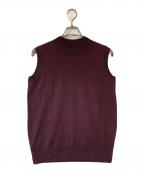 DEUXIEME CLASSEドゥーズィエム クラス）の古着「BRONZER RICH ノースリーブ」｜ボルドー