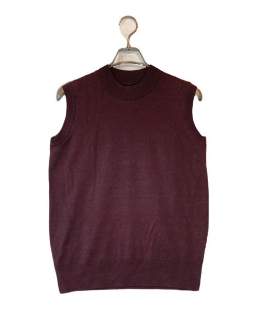 DEUXIEME CLASSE（ドゥーズィエム クラス）Deuxieme Classe (ドゥーズィエム クラス) BRONZER RICH ノースリーブ ボルドー サイズ:SIZE Freeの古着・服飾アイテム