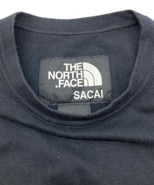 THE NORTH FACE（ザ ノース フェイス）THE NORTH FACE (ザ ノース フェイス) sacai (サカイ) カットソー ブラック サイズ:Mの古着・服飾アイテム