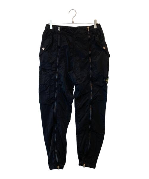 STONE ISLAND（ストーンアイランド）STONE ISLAND (ストーンアイランド) ナイロンメタルジップカーゴパンツ ブラック サイズ:SIZE 32の古着・服飾アイテム