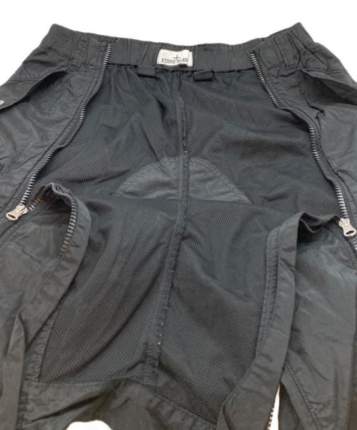 STONE ISLAND（ストーンアイランド）STONE ISLAND (ストーンアイランド) ナイロンメタルジップカーゴパンツ ブラック サイズ:SIZE 32の古着・服飾アイテム