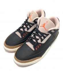 NIKE（ナイキ）の古着「Air Jordan 3 "Desert Elephant/Safari"（エアジョーダン3 "デザートエレファント/サファリ"」｜ブラック