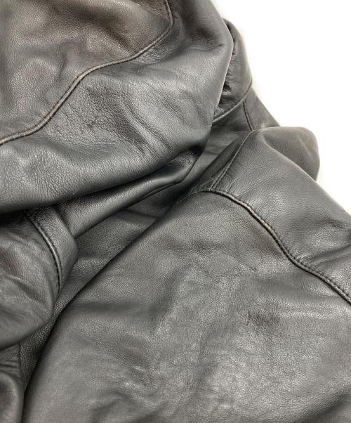 POLO RALPH LAUREN（ポロ・ラルフローレン）POLO RALPH LAUREN (ポロ・ラルフローレン) レザースイングトップ ブラック サイズ:XLの古着・服飾アイテム