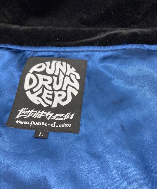 PUNK DRUNKERS（パンクドランカーズ）PUNK DRUNKERS (パンクドランカーズ) 野良猫ベトジャン ブラック サイズ:Lの古着・服飾アイテム